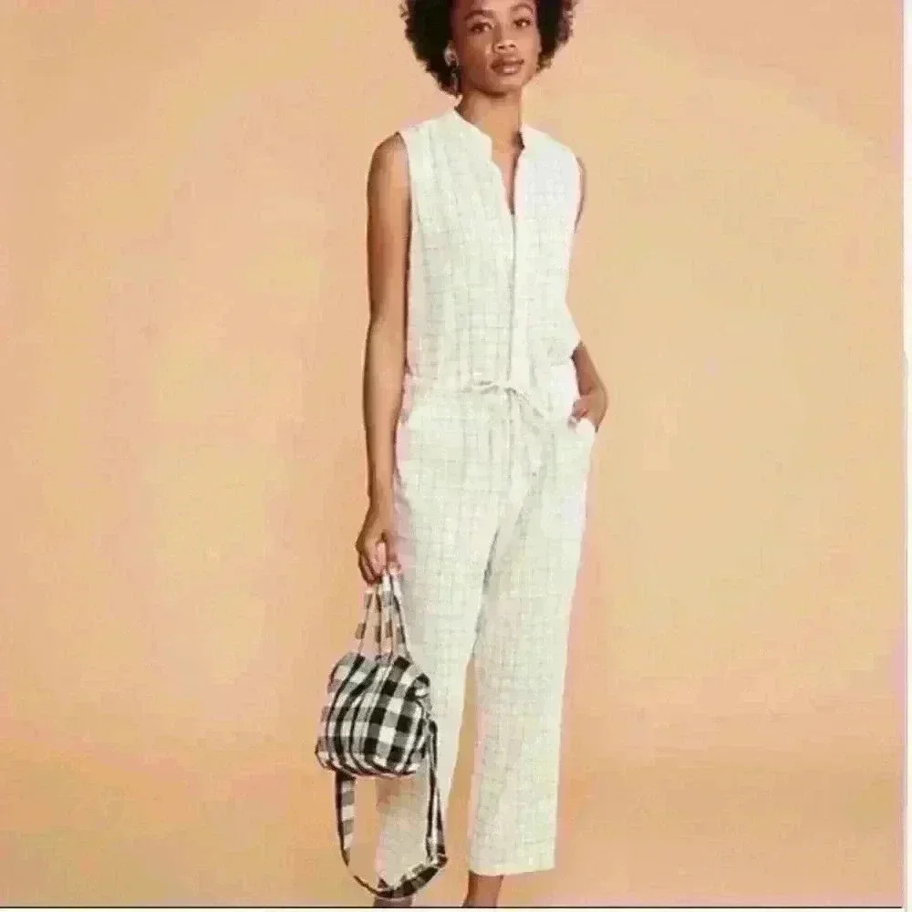 Lou & Grey White Jumpsuit